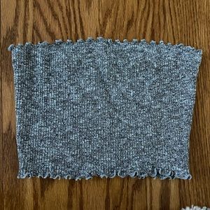 Better Be gray heathered tube top size small